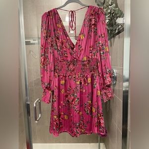 WAYF Long Sleeved Dress (Formal Wear) - Size L